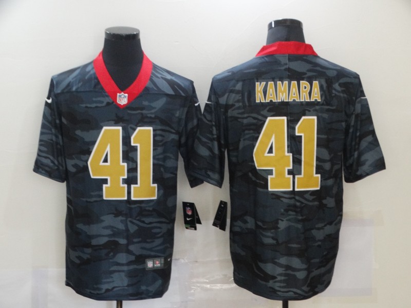 Men's New Orleans Saints #41 Alvin Kamara 2020 Camo Limited Stitched Jersey